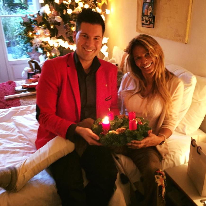 Ihr Freund und Kollege Jochen Stelter besuchte Nadja abd el Farrag am ersten Advent.