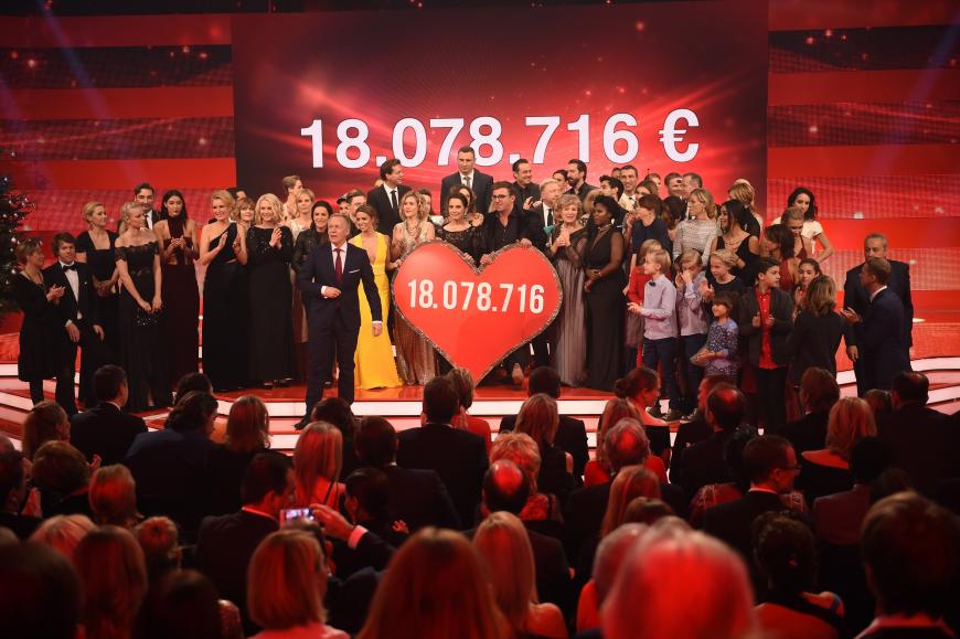 Das kann sich wirklich sehen lassen: Insgesamt sammelten unsere Stars stolze 18.078.716 Euro für Kinder in Not.