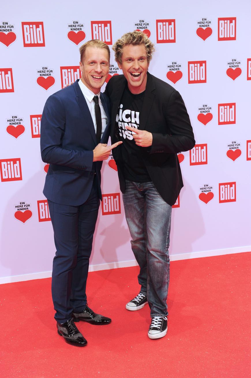Comedians unter sich: Oliver Pocher und Sascha Grammel.