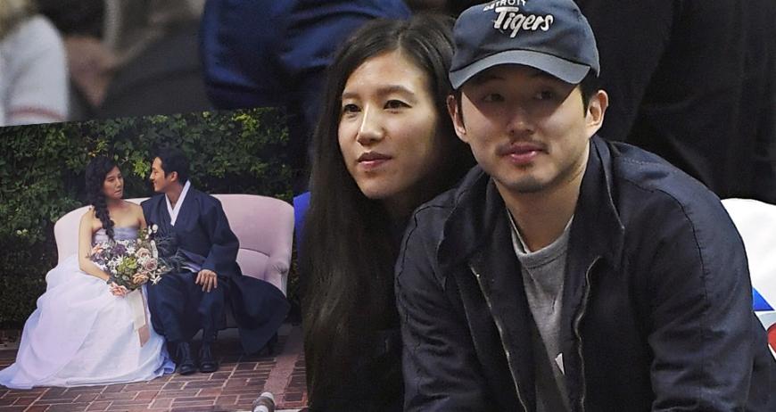Steven Yeun hat am Wochenende seine Freundin Joana Pak in Los Angeles geheiratet.