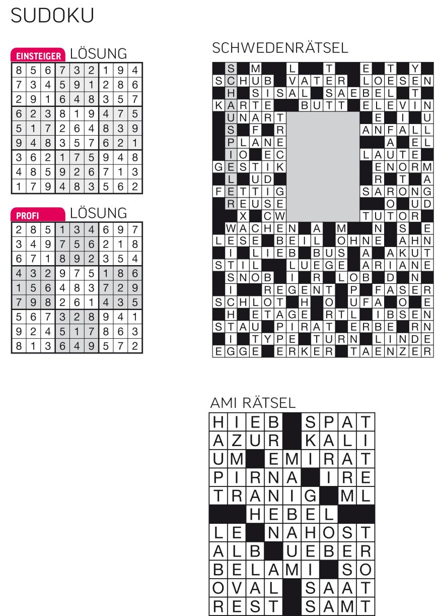 Sudoku- und Rätselauflösung ab Magazin 01/2015 - Bild 85