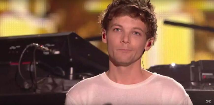 Gestern stand Louis Tomlinson beim Finale von
