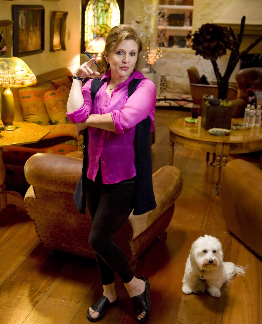 Carrie Fisher agierte nicht nur als Schauspielerin, sondern auch als Autorin. Unter anderem brachte sie 2016 ihr Werk