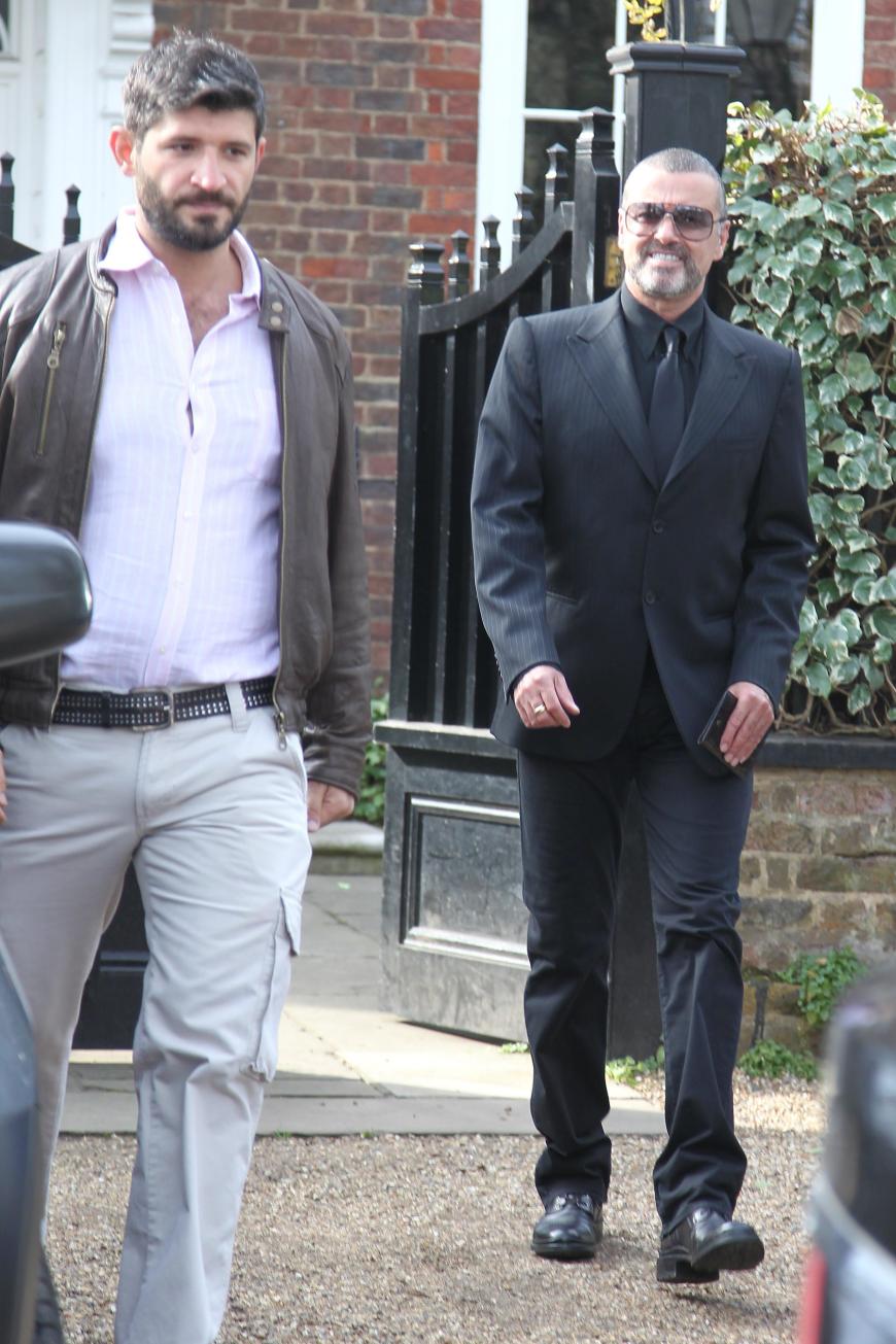 George Michael und sein Lebensgefährte Fadi Fawaz