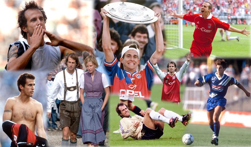 Die aktive Fußball-Karriere von Mehmet Scholl in Bildern: Mit dem FC Bayern München wurde er acht Mal Deutscher Meister, einmal Champions-League-Sieger und mit der Deutschen Nationalmannschaft 1996 Europameister.