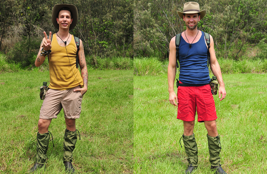 Florian Wess und "Honey" Alexander Keen sind hier noch guter Dinge.