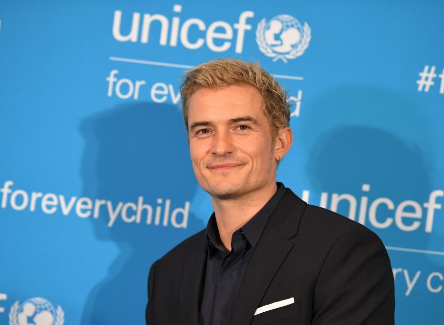 Er hat's Katy schon vorgemacht: Boyfriend Orlando Bloom mit blonder Frise.