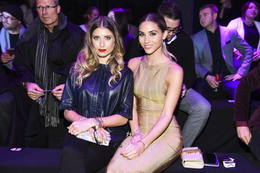 Spielerfrauen und Fashionistas unter sich: Cathy Hummels und Ann-Kathrin Brömmel (r.)