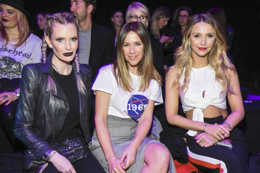 Mirja du Mont, Alexandra Neldel und Sophie Hermann besuchten die Maybelline-Show.