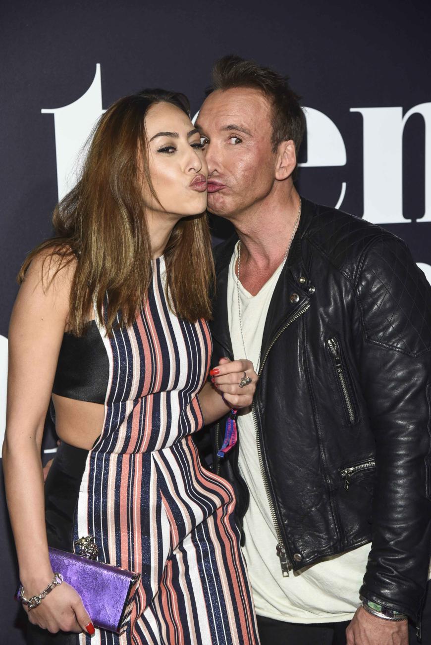 Jochen Bendl und Melissa Khalaj alberten auf dem Red Carpet herum.