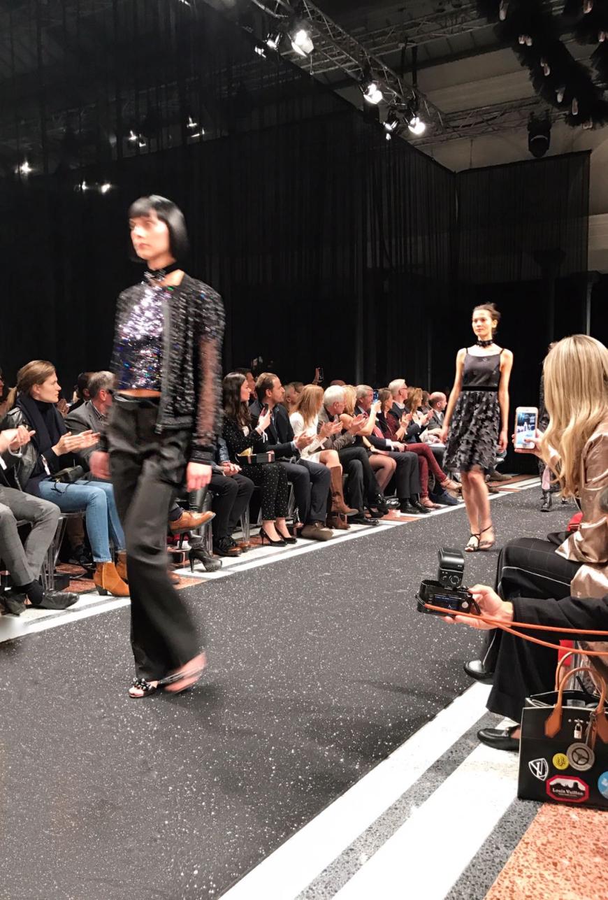 Die Show von Marc Cain war einfach umwerfend, selbst die Schauspielerin Kate Bosworth war anwesend.