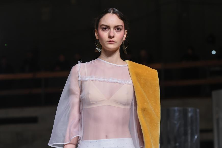 Die Designerin Malaika Raiss hatte bei der Show ihres Labels Malaikaraiss das Motto