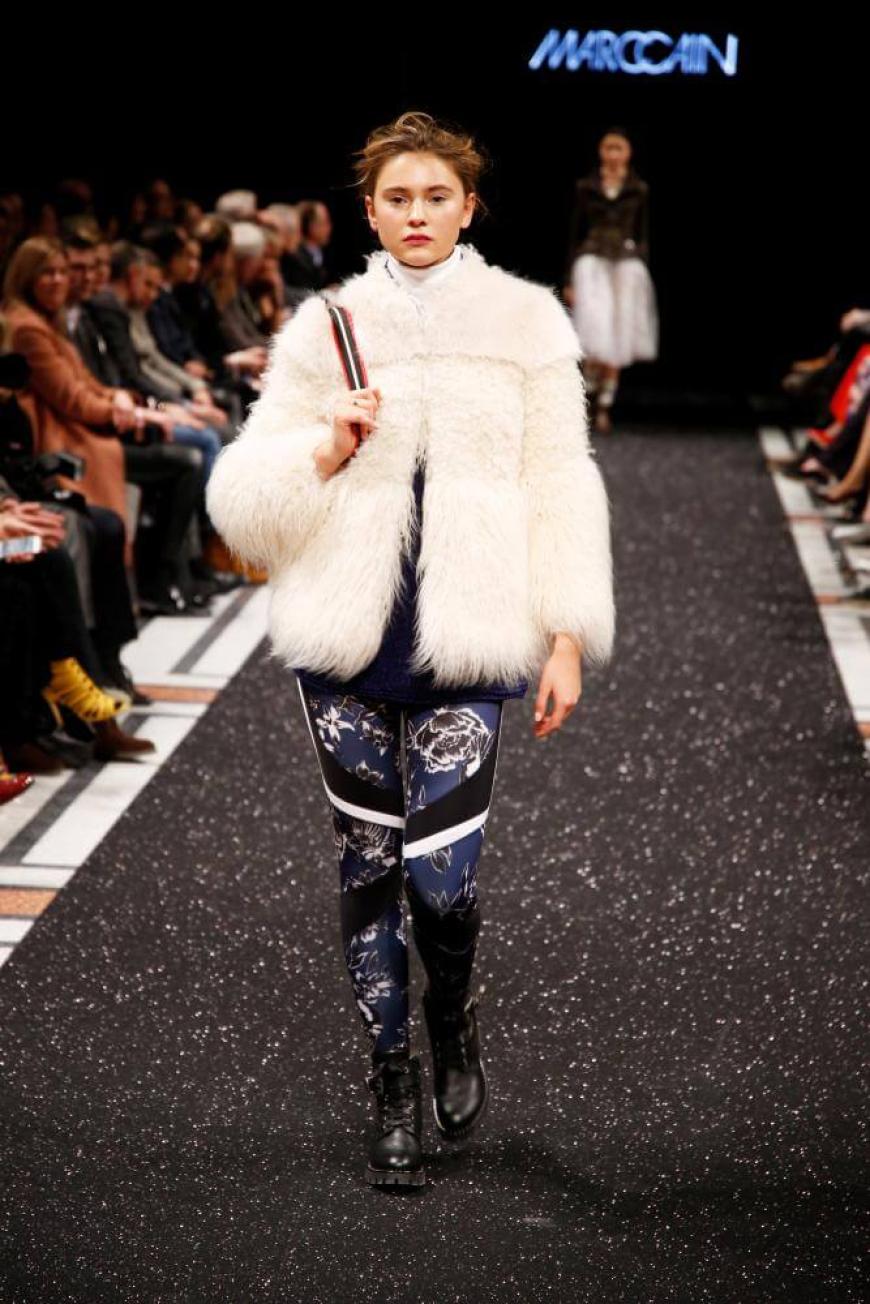 Stefanie Giesinger hatte gleich ihren nächsten Auftritt bei Marc Cain. Kein Wunder, das Model ist beliebt!