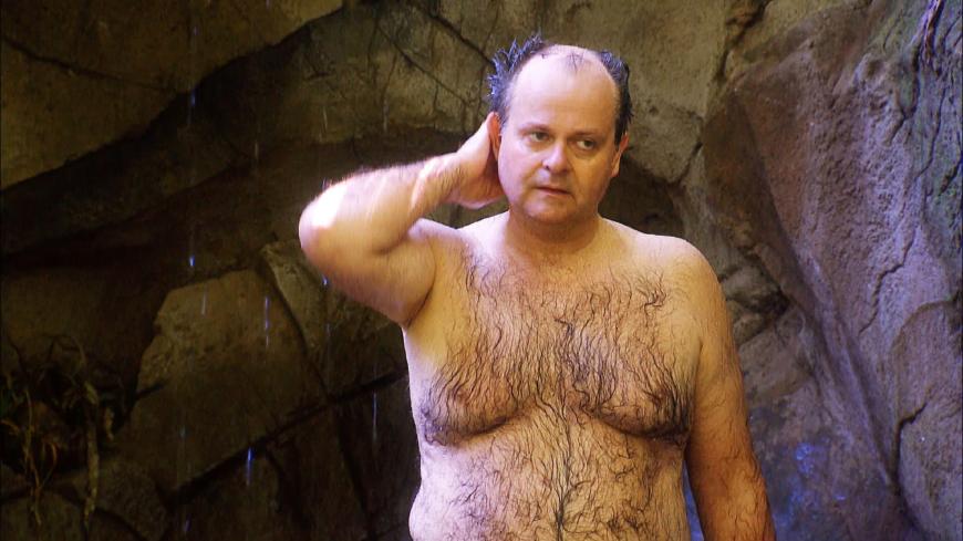 Rrrrrr.... Wenn es nach Kader Loth geht, ist Markus Majowski der heißeste Mann im Dschungelcamp.
