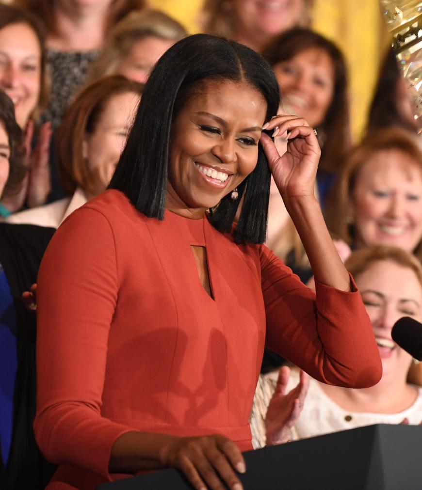 Michelle Obama nimmt Abschied vom Weißen Haus.