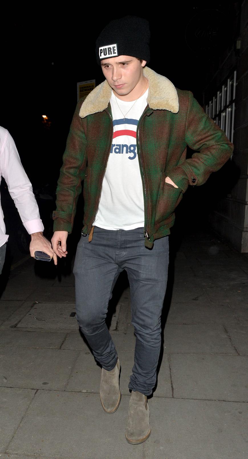 ... wenig später folgte Brooklyn Beckham!
