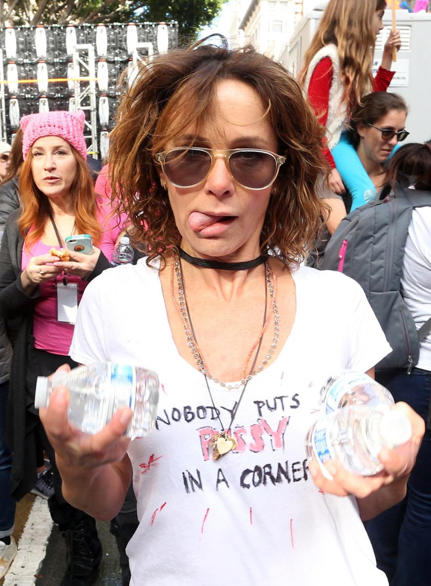 Jennifer Grey war in L.A. mit am Start.