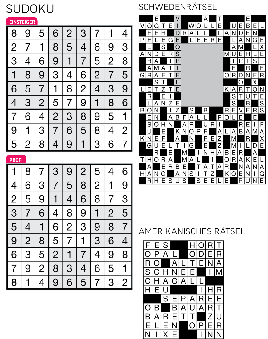 Sudoku- und Rätselauflösung ab Magazin 01/2015 - Bild 80