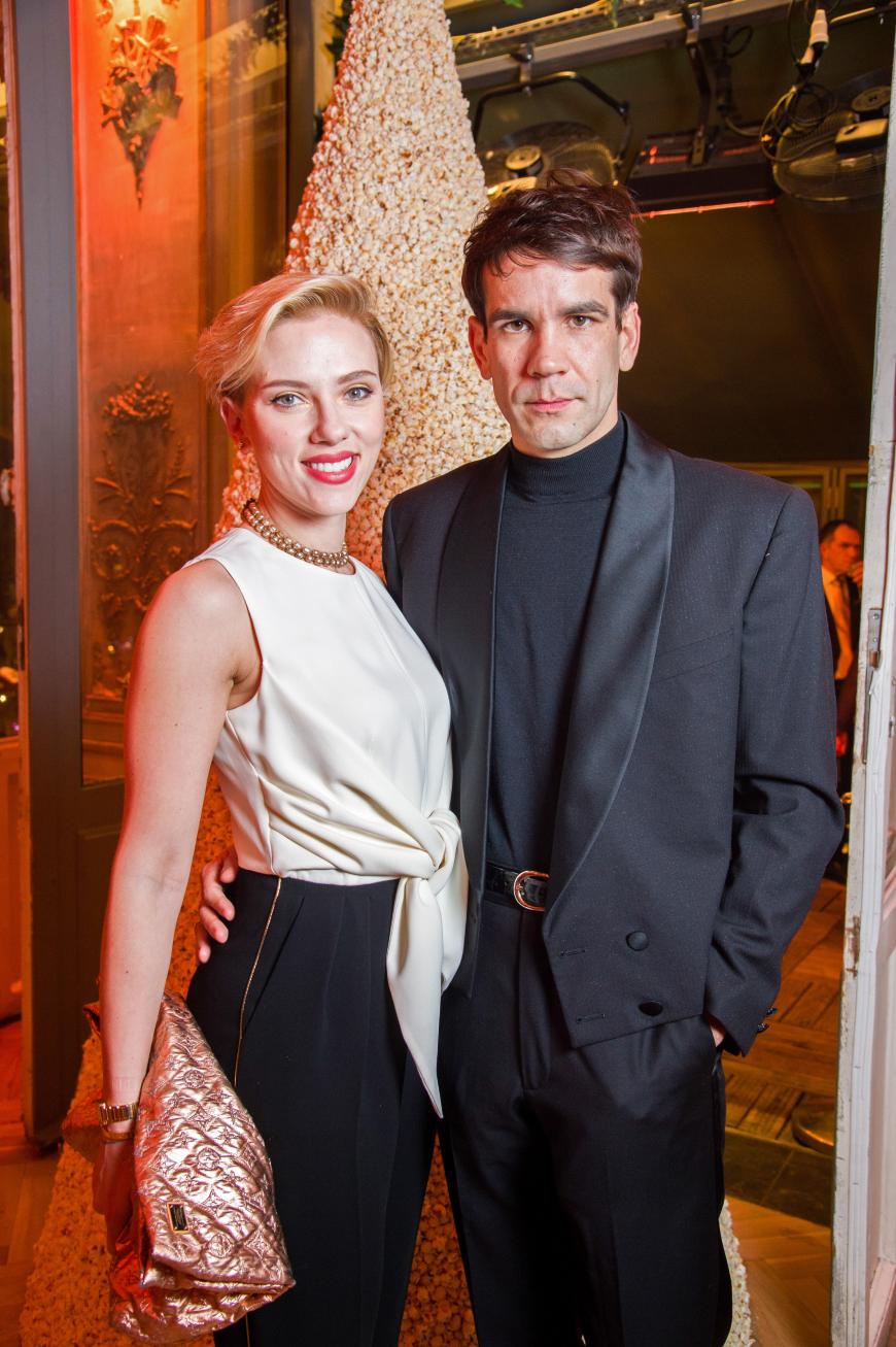Scarlett Johansson und Noch-Ehemann Romain Dauriac in Paris