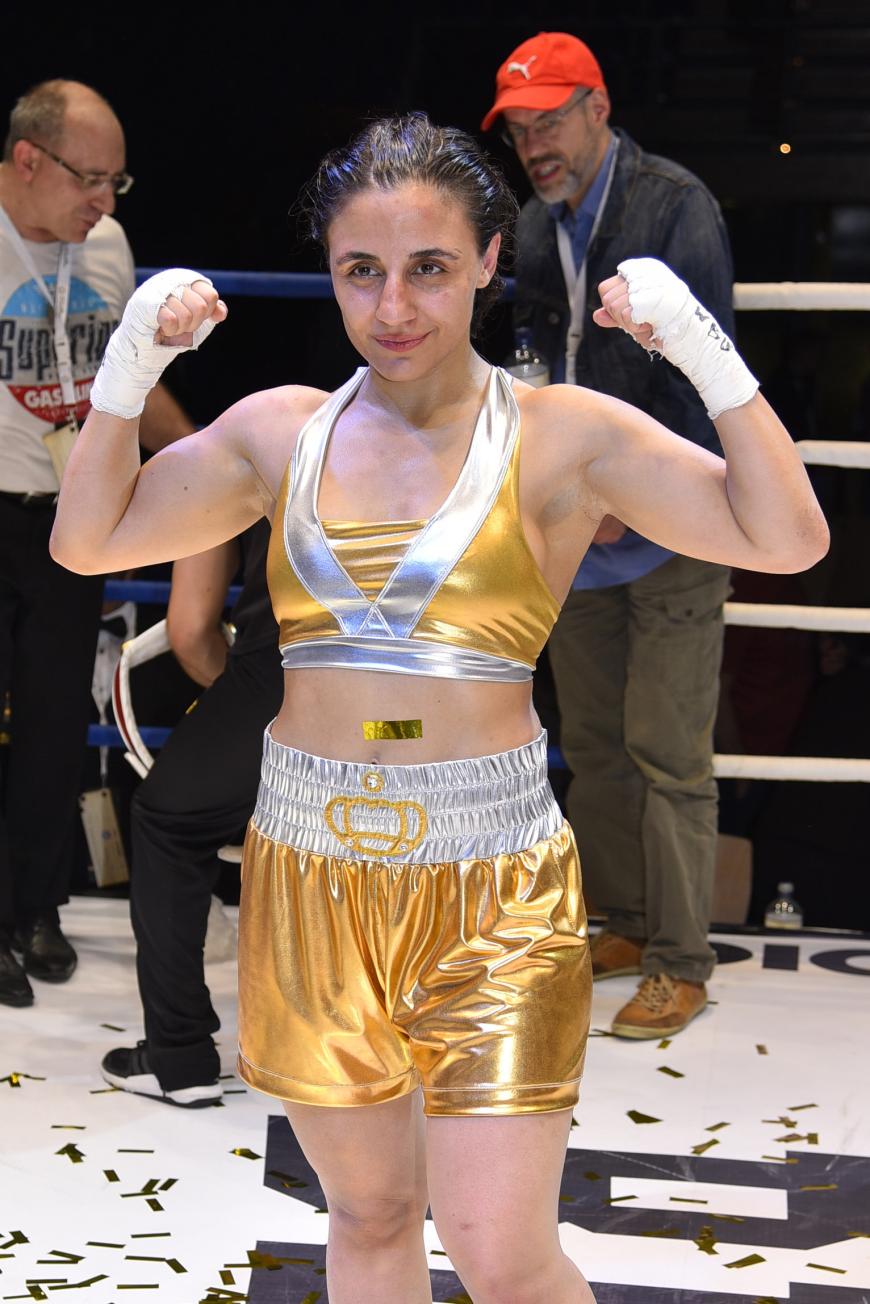 Sportlich, sportlich! Susianna Kentikian tauscht den Boxring gegen das Tanzparkett.