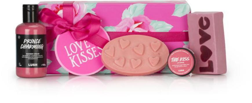 Dieses schöne Pflege-Geschenkset von Lush kann man alleine, aber auch wunderbar zu zweit benutzen. Lush, 37€.