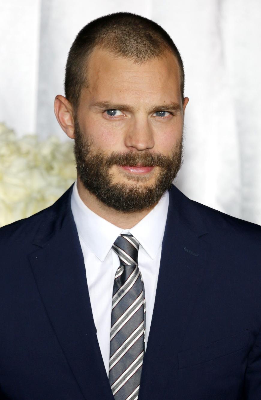 Und Jamie Dornan auf seine wuscheligen Locken.