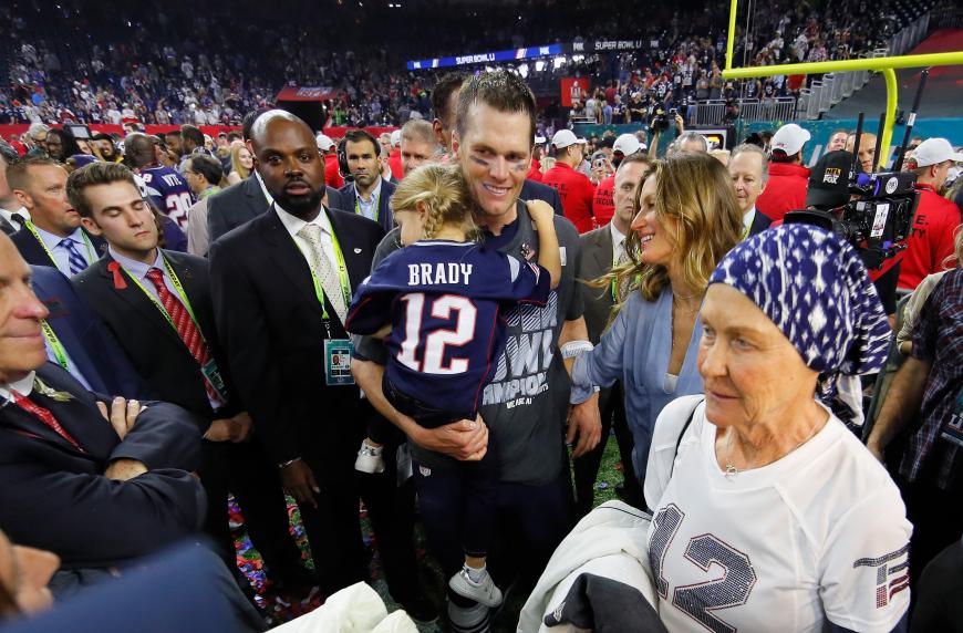 Tom Brady gewinnt mit seinem Team der New England Patriots den Super Bowl 2017.