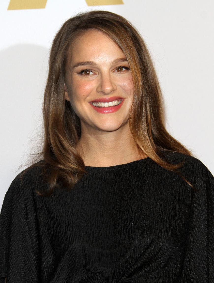 Natalie Portman strahlt beim Oscar-Lunch.
