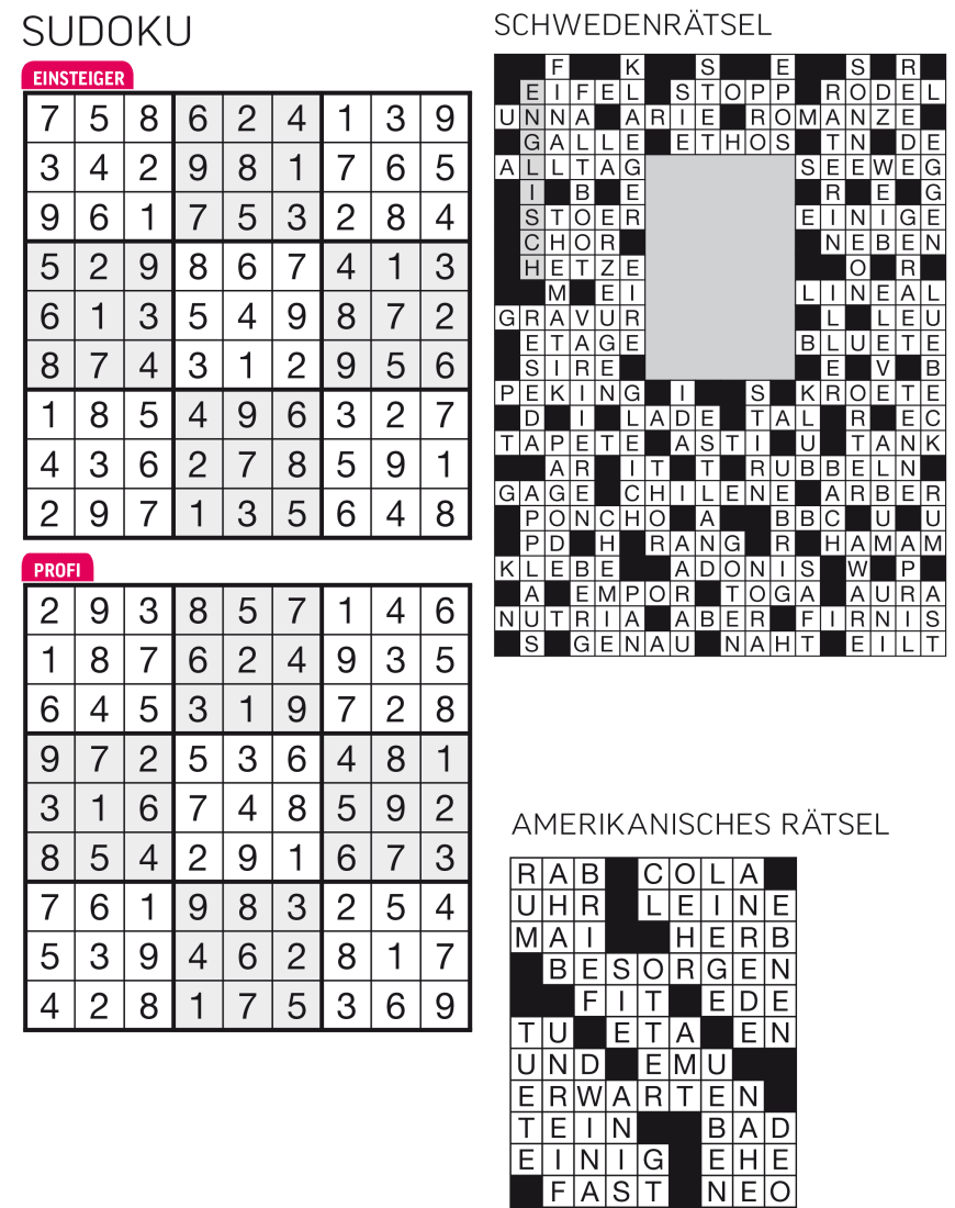 Sudoku- und Rätselauflösung ab Magazin 01/2015 - Bild 78