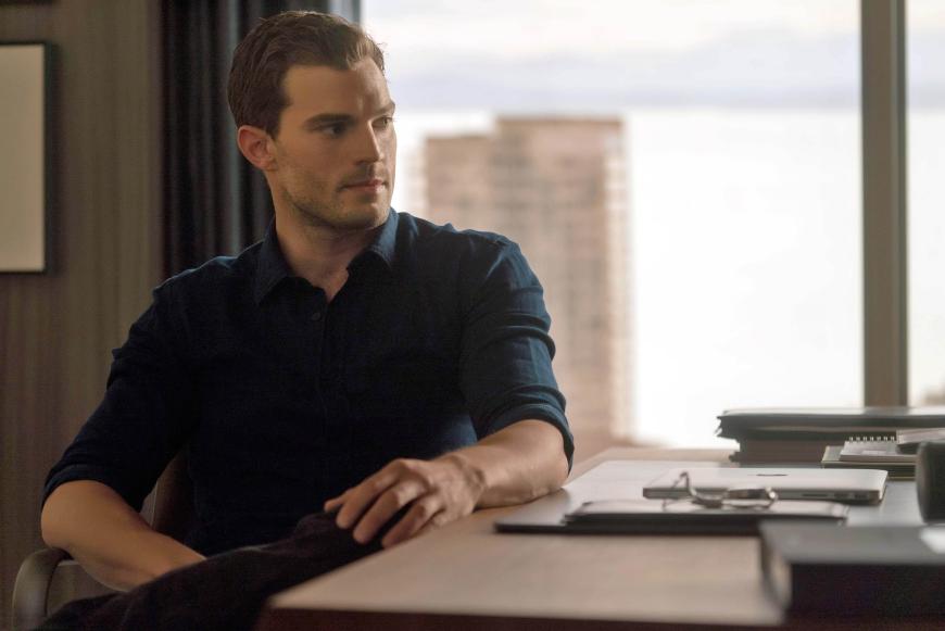 So sieht er nicht mehr aus: Mittlerweile hat Jamie Dornan raspelkurze Haare.