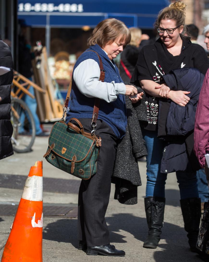 Melissa McCarthy mit neuem Look in New York.