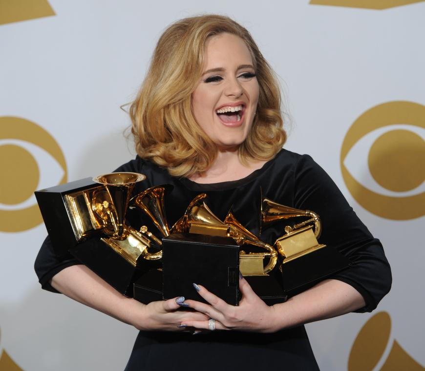 Die 59. Grammys stehen vor der Tür. Top-Favoritin: Adele.