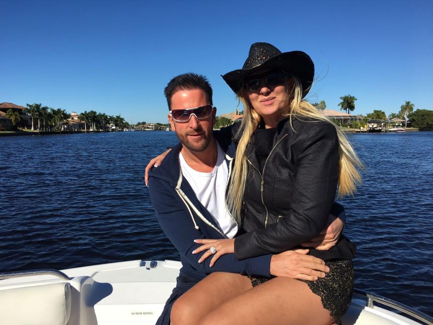 Mit seiner Frau Claudia ist Michael glücklich in Florida.