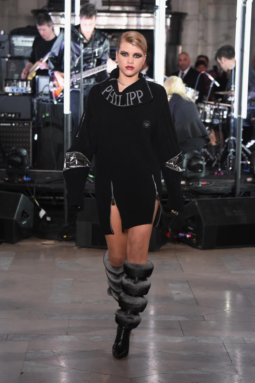 Sofia Richie lief für Designer Philip Plein bei der New York Fashion Week.