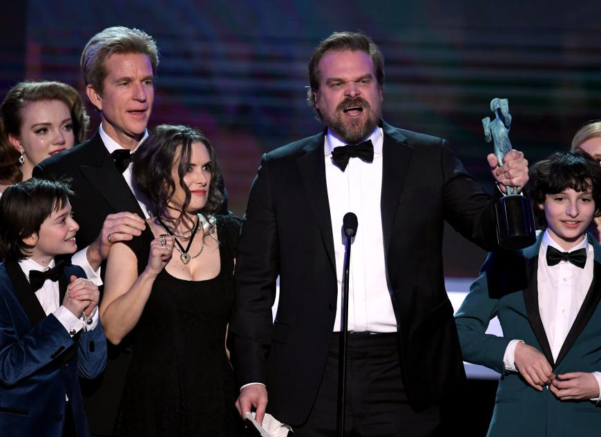 Winona Ryder stahl ihrem Kollegen David Harbour bei den SAG Awards unfreiwillig die Show.
