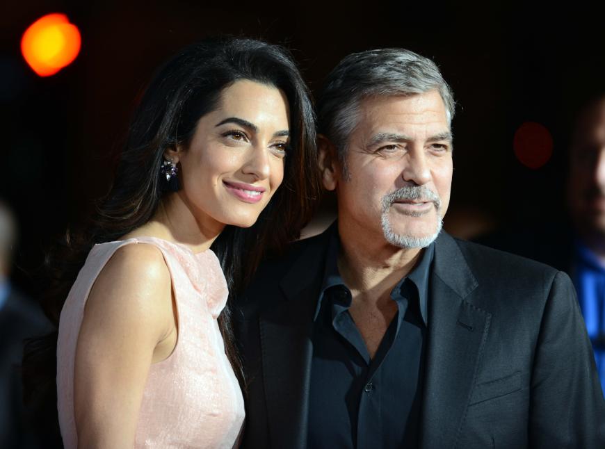 George Clooney kann und will seine Vorfreude auf die Babys nicht mehr verbergen.