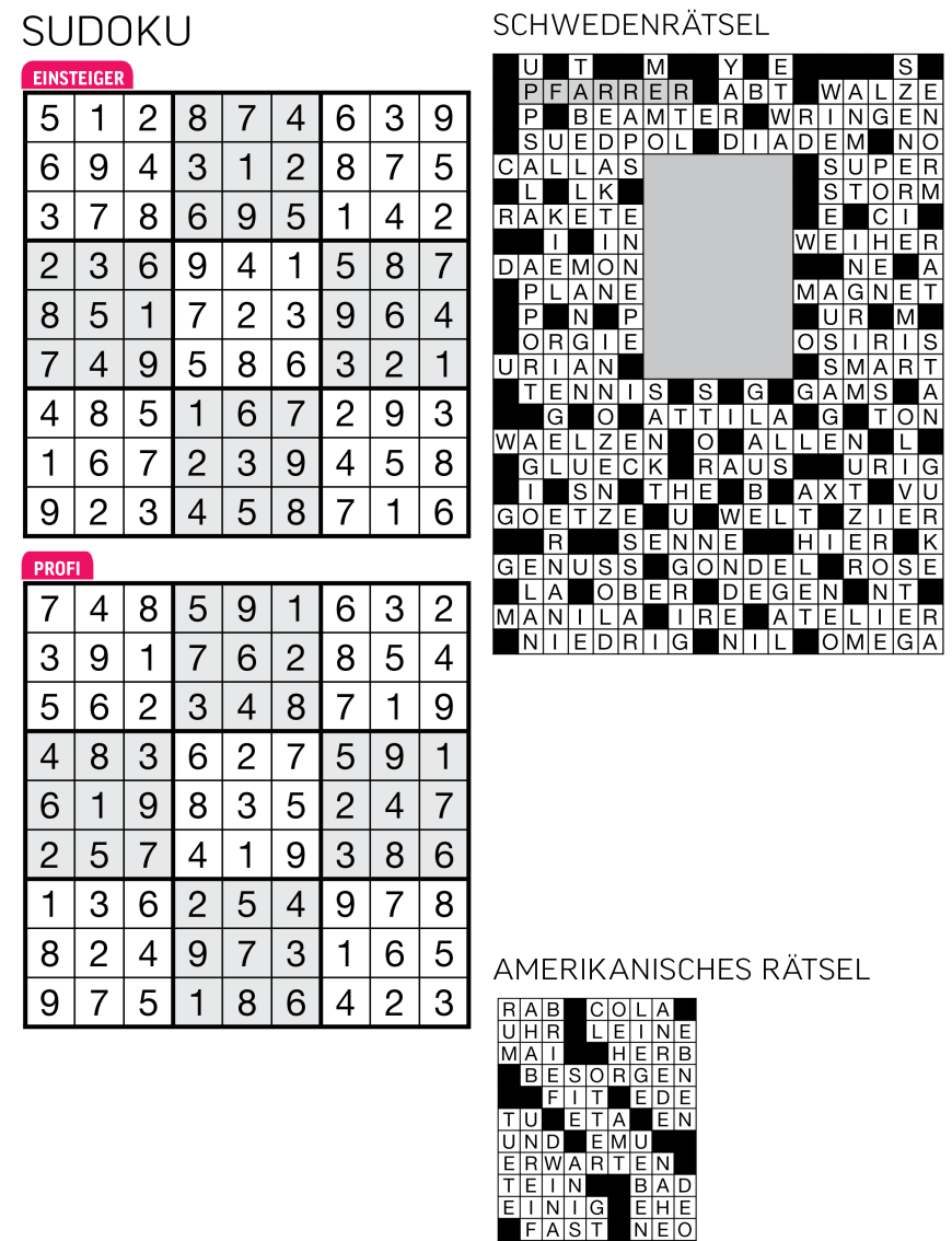 Sudoku- und Rätselauflösung ab Magazin 01/2015 - Bild 76