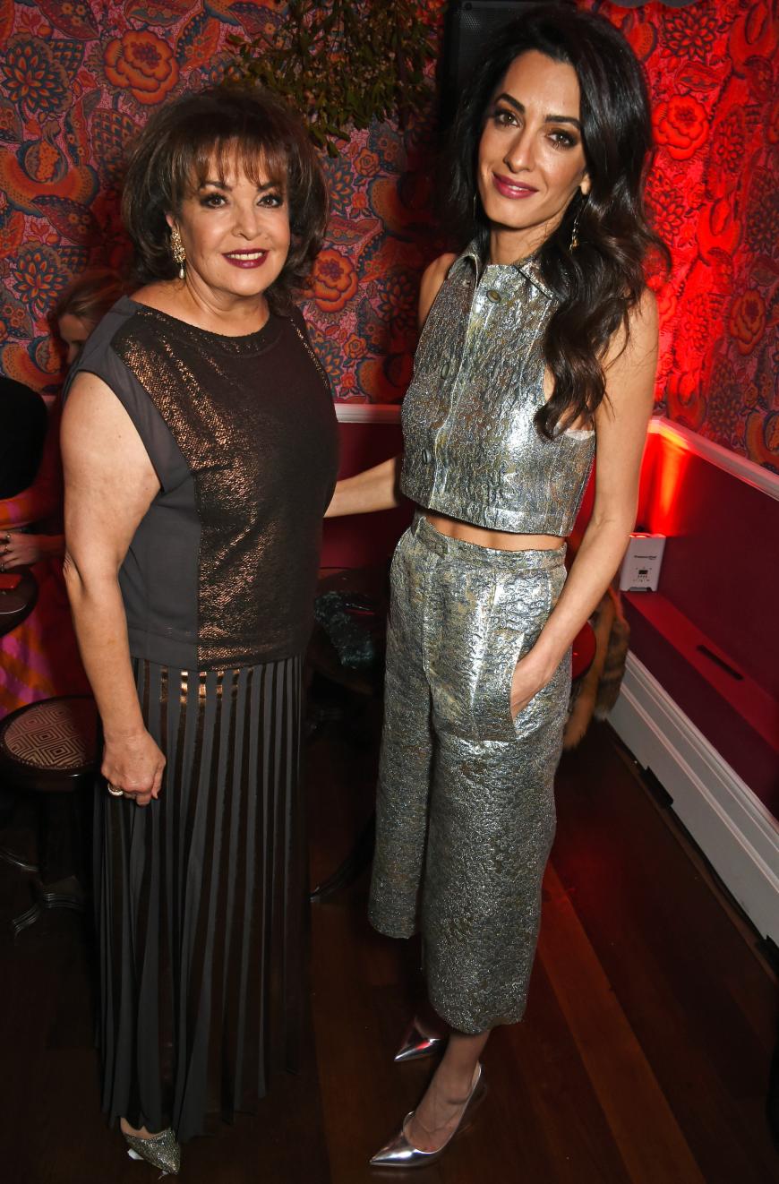 Amal Clooney mit ihrer Mutter Baria Alamuddin