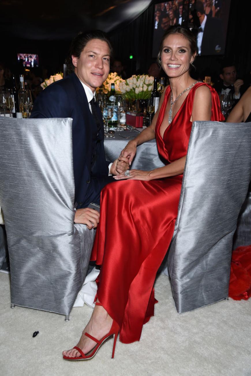 Seltener Anblick: Vito Schnabel und Heidi Klum schwer verliebt.