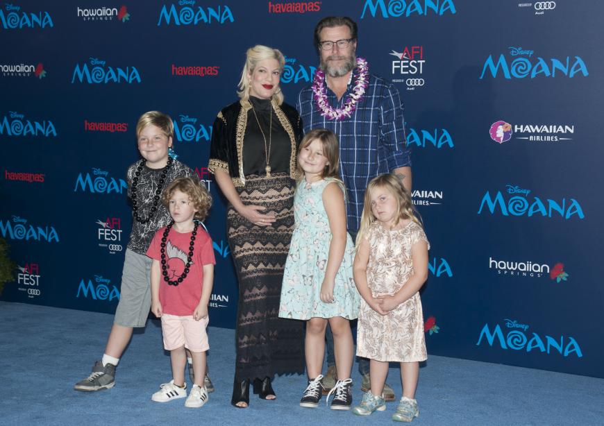 Tori Spelling reiste mit