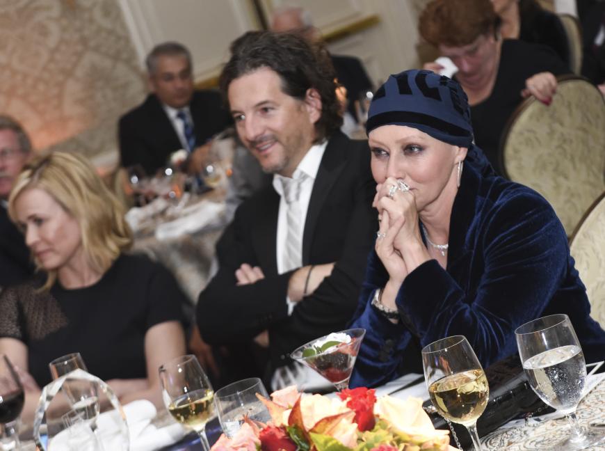 Shannen Doherty kämpfte damals mit Tränen der Rührung.