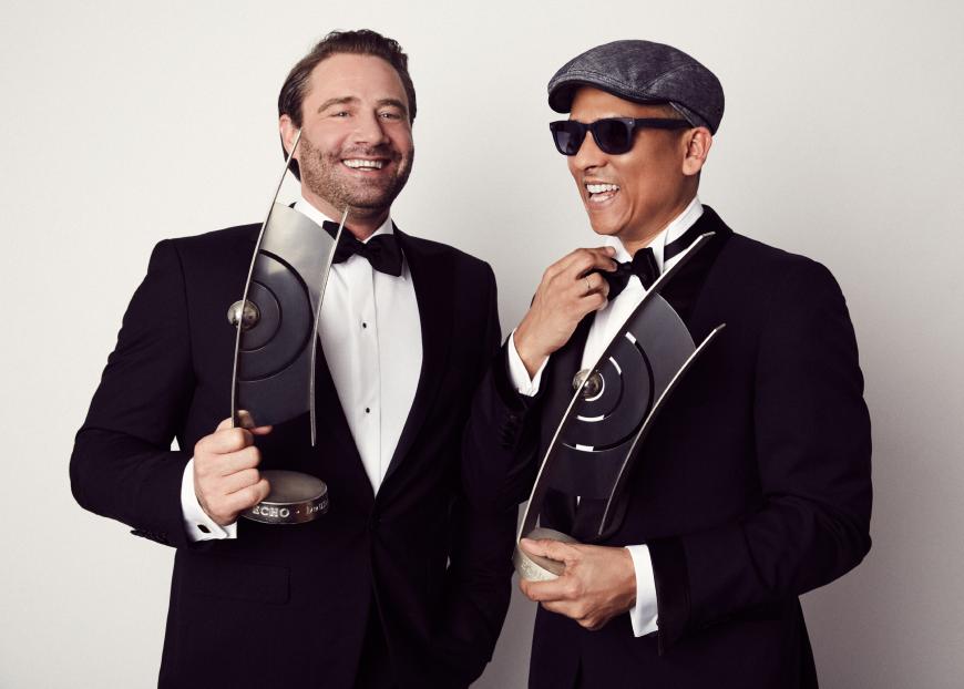 Sasha und Xavier Naidoo moderieren die Echo-Verleihung 2017.