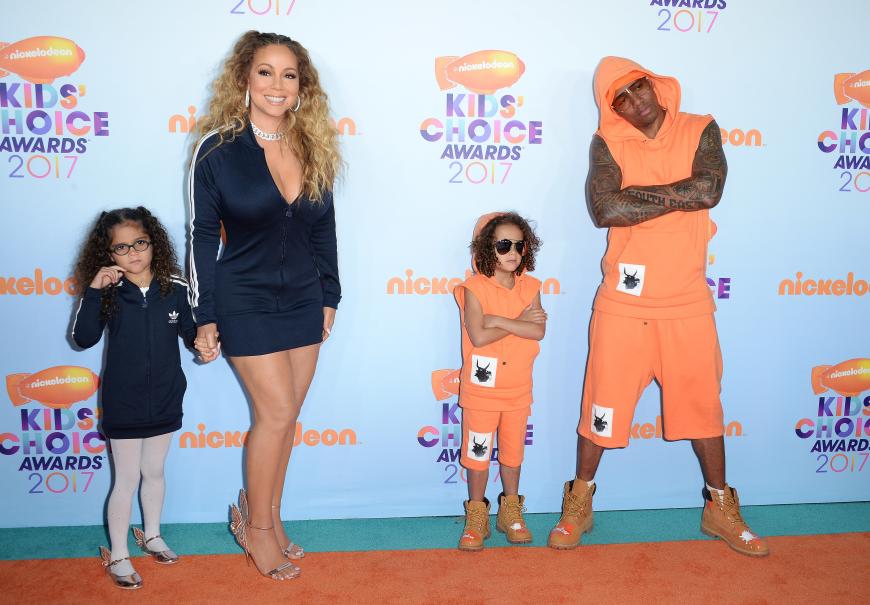 Mariah Carey und Nick Cannon sorgten mit ihren Zwillingen für den Hingucker des Abends.