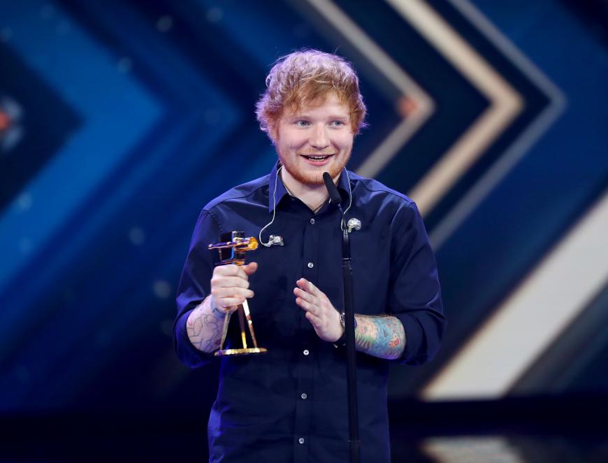Für seine Songs bekam Ed Sheeran jetzt auch die