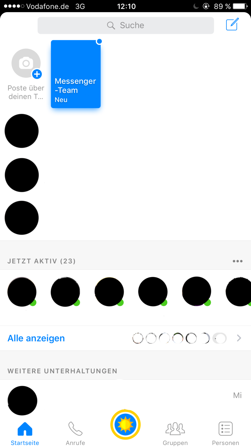 So sieht die Stories-Funktion bei Snapchat aus.