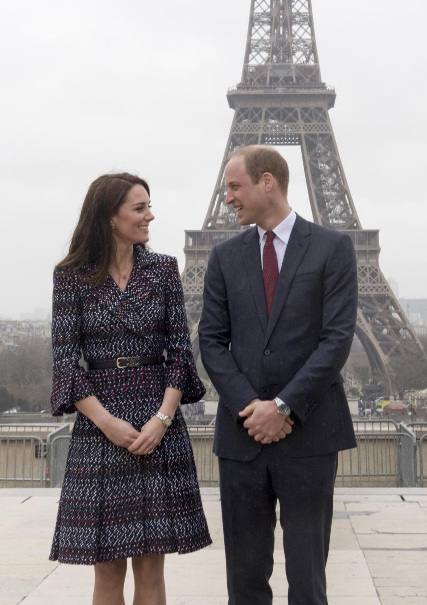 Aktuell sind Kate Middleton und Prinz William in Paris