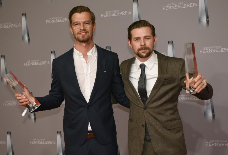 Joko Winterscheidt und Klaas Heufer-Umlauf spielen sich gerne Streiche.