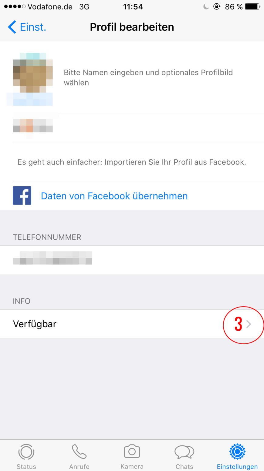 Ganz unten gehst du auf
