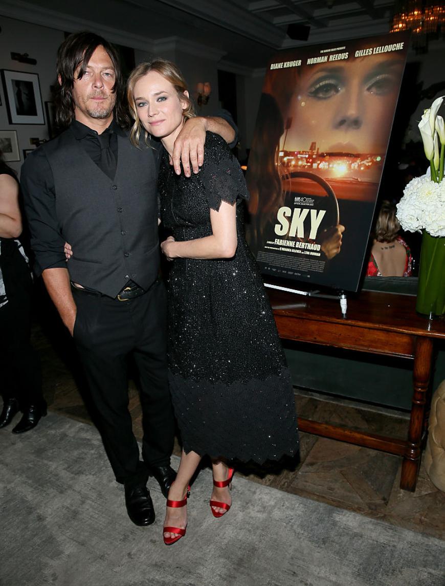 Norman Reedus und Diane Kruger standen 2015 für den Film