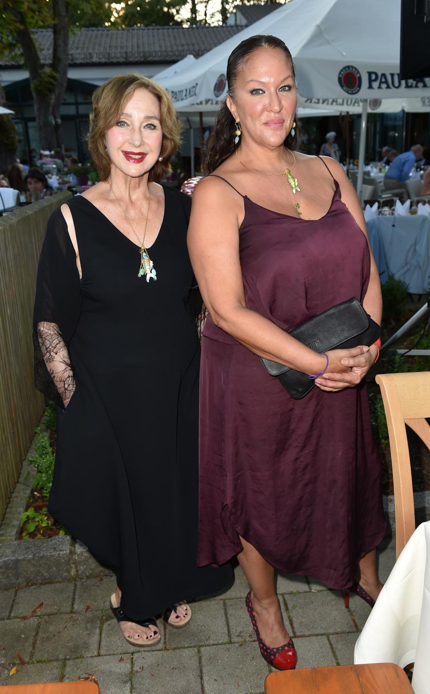 Christine Kaufmann und Allegra Curtis im Sommer 2016 in München